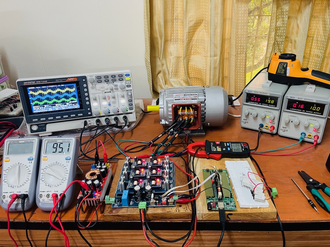 Motor Drive Experimental Setup